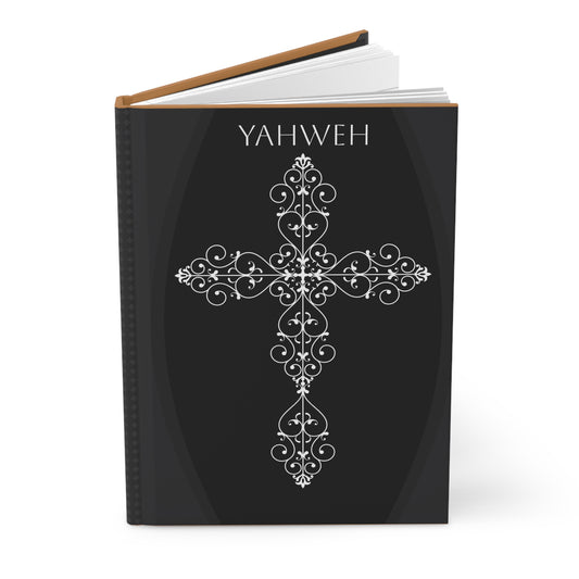 Elegant Religious Hardcover Journal - Yahweh & Zalachi Design