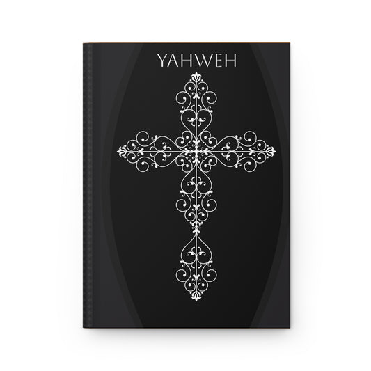 Elegant Religious Hardcover Journal - Yahweh & Zalachi Design